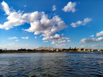 Amazing sky , nile egypt
