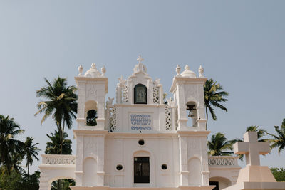 Low angle view of building against sky