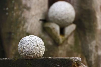 Two bowls made of granite