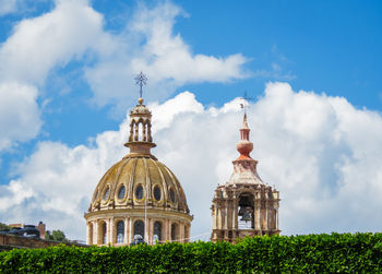 View of building against cloudy sky