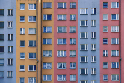 Full frame shot of residential building