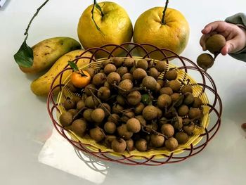 Fruits growing on tree