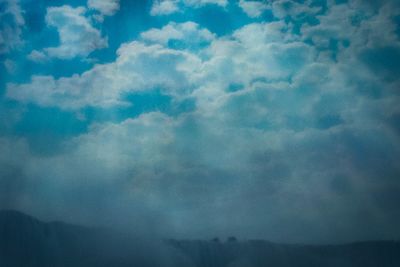 Low angle view of clouds in sky