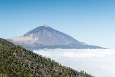 Tenerife mount teide volcano and nature