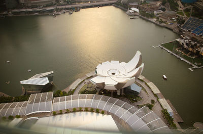 Built structure in river