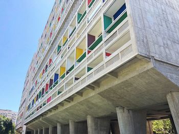 Low angle view of building against sky