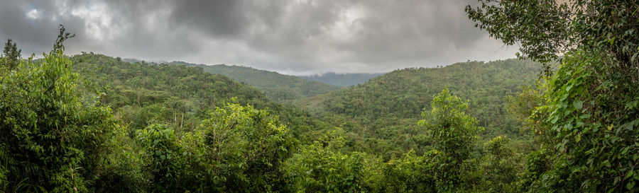 Panoramic view of landscape against sky