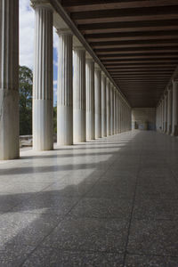 Corridor of building