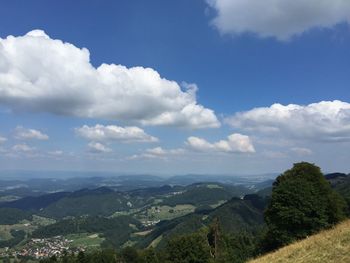 Scenic view of landscape against sky