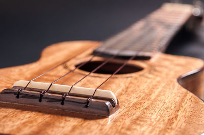 Close-up of guitar