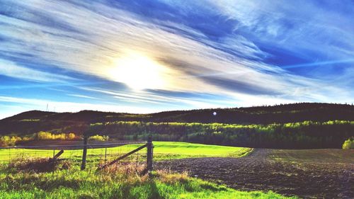 Scenic view of landscape against sky