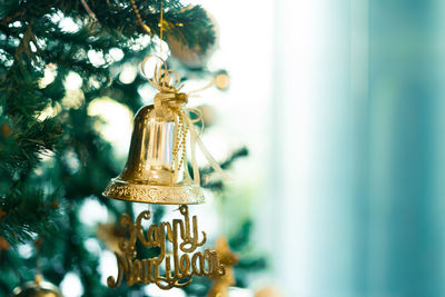 Close-up of christmas decoration