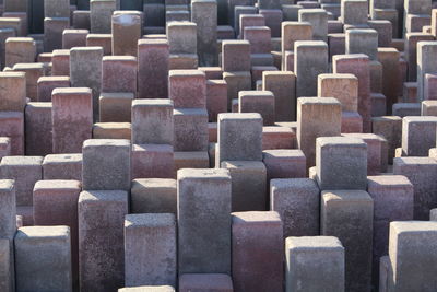 Full frame shot of stones