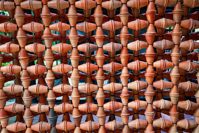 Full frame shot of chairs