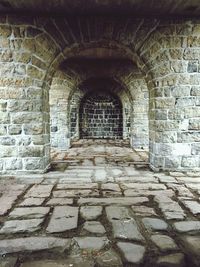 Corridor of historic building