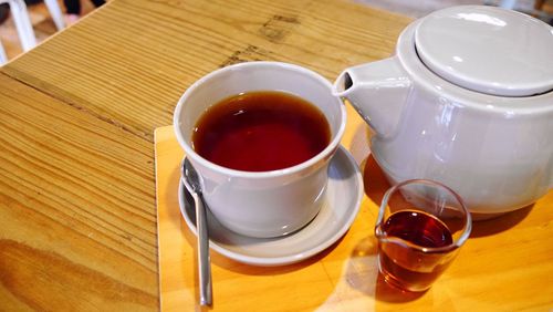 Close-up of drink on table