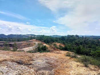 Scenic view of landscape against sky