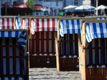 Clothes drying against built structures