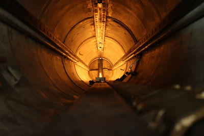 Illuminated tunnel