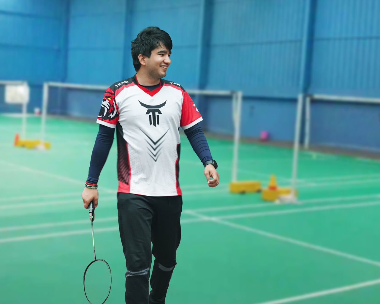 sports, athlete, one person, clothing, player, sports clothing, ball game, lifestyles, exercising, competition, men, young adult, hockey, child, motion, standing, ball, activity, front view, adult, leisure activity, day, soccer, focus on foreground, sports uniform, sports equipment, childhood, person, full length, outdoors, tennis