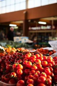 Close-up of tomatoes for sale