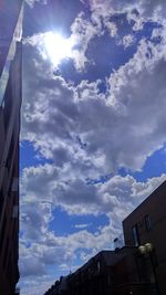 Low angle view of building against sky