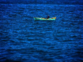 Boat in sea