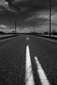 Street against sky