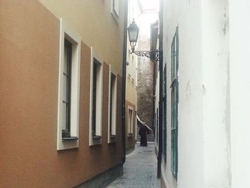 Narrow alley in old town