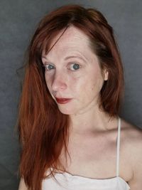 Portrait of smiling young woman