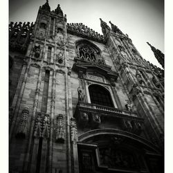 Low angle view of cathedral