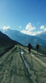 Country road passing through landscape