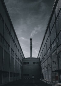 Low angle view of building against sky