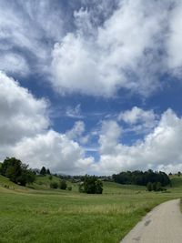 Scenic view of landscape against sky