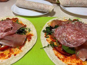 Close-up of food in plate