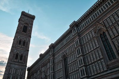 Low angle view of building against sky
