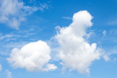 Low angle view of clouds in sky