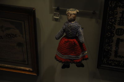 Man looking at camera at home