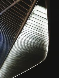 Close-up view of blinds