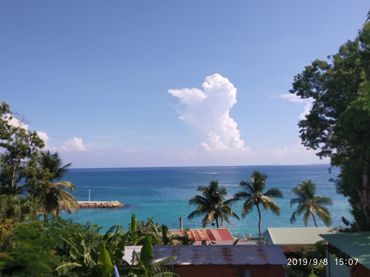 SCENIC VIEW OF SWIMMING POOL AGAINST SKY