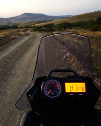 Road passing through landscape