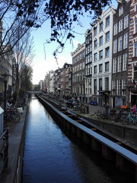 Canal along buildings