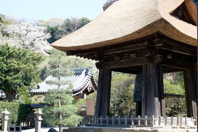 Built structure with trees in background