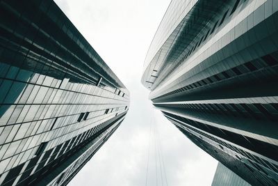 Low angle view of modern building