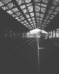 Railroad station platform
