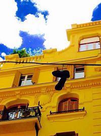 Low angle view of building against sky