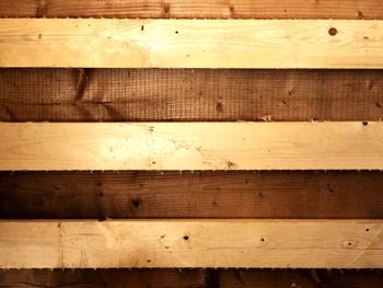 Full frame shot of wooden planks