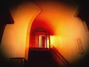 Staircase in building