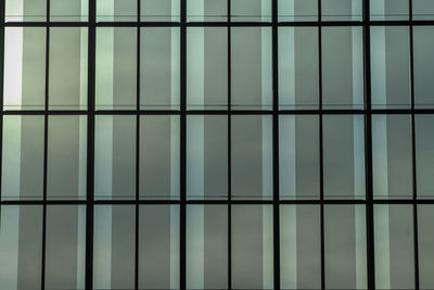 Full frame shot of glass window of building