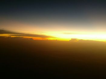 Scenic view of sunset